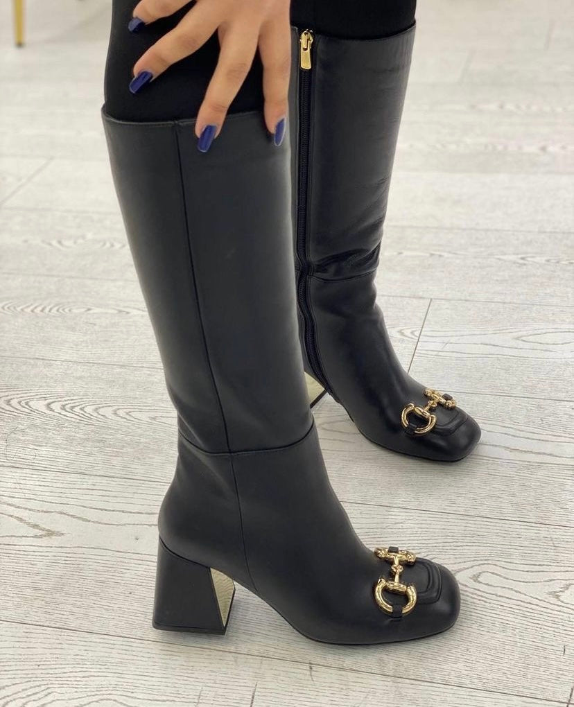 Gucci leather boots